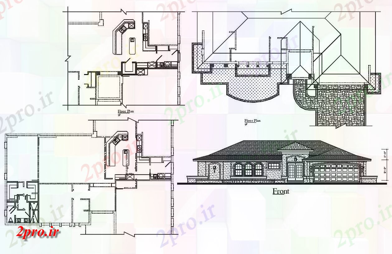 دانلود نقشه اتوکدی کار خانه CAD نشیمن (کد33869)