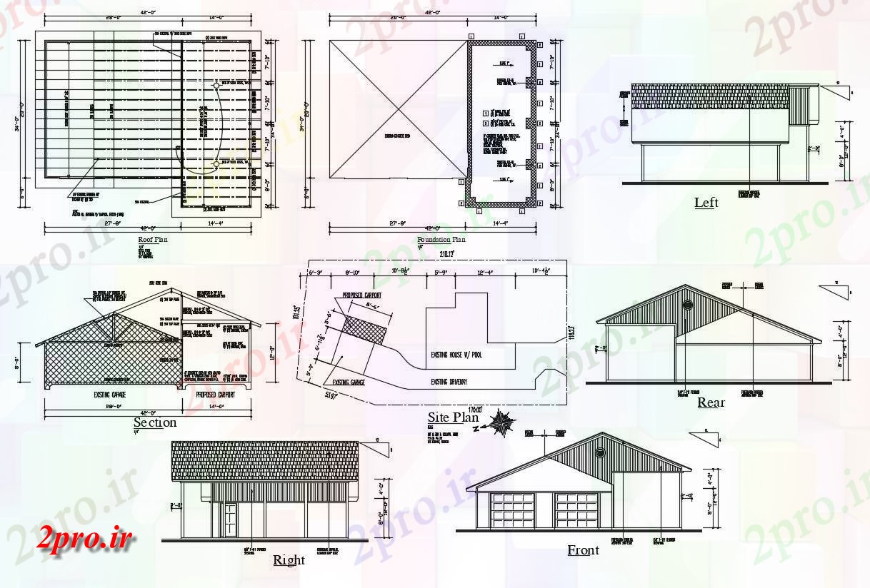 دانلود نقشه جزییات نما مسکونی   (کد33885)