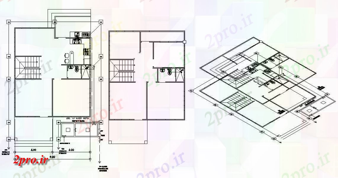 دانلود نقشه زمین مسکونی  (کد33945)