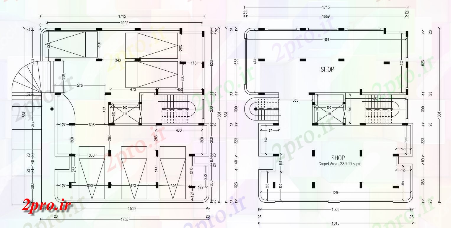 دانلود نقشه مسکونی ، ویلا ، دوبلکس 12×18 متر (کد33975)