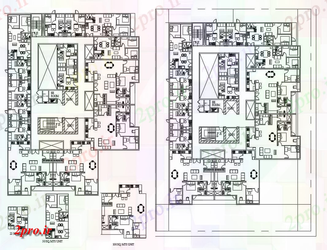 دانلود نقشه مسکونی  ، ویلایی ، آپارتمان 28×40 متر (کد34622)