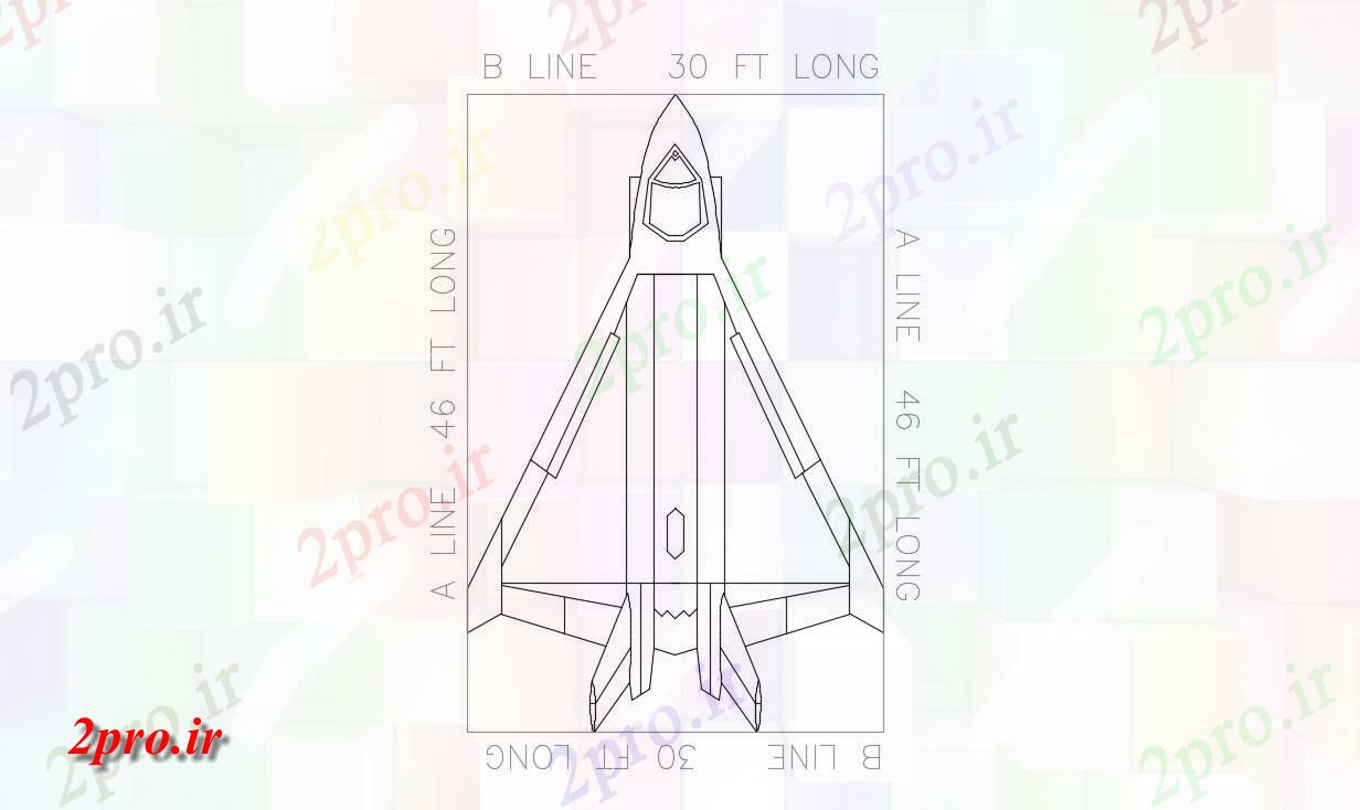 دانلود نقشه هواپیما ، موشک ، هلی کوپتر   (کد34837)