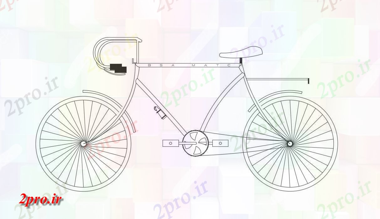دانلود نقشه دوچرخه   (کد35363)