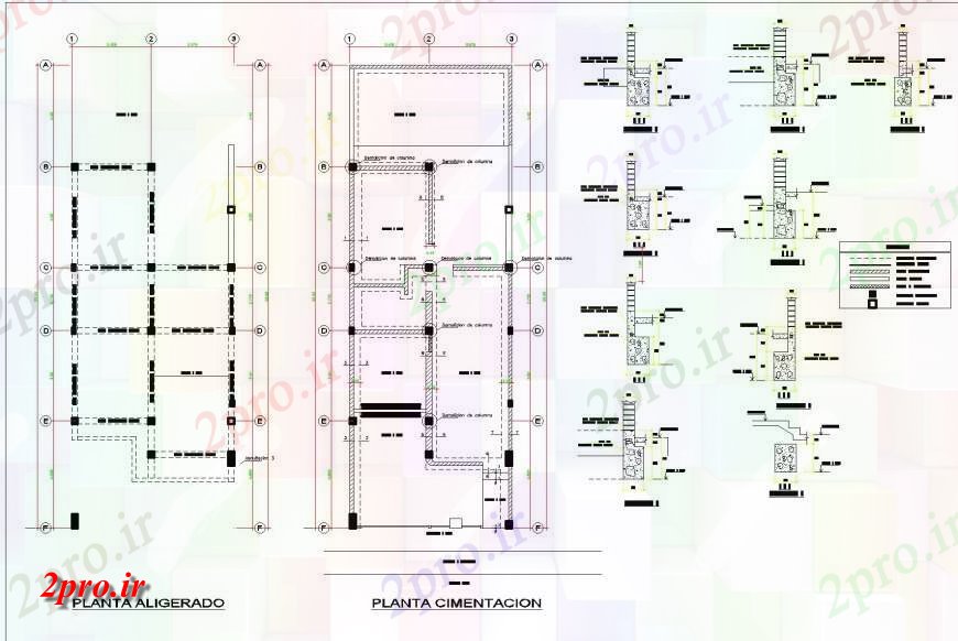 دانلود نقشه سازه کارخانه  (کد36488)