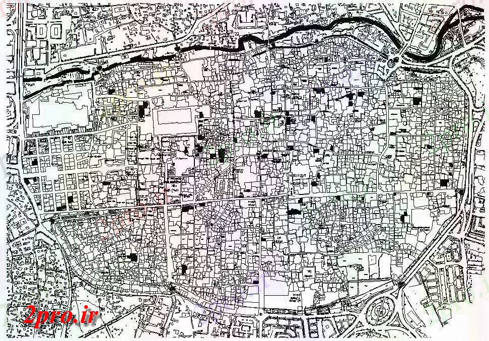 دانلود نقشه برنامه ریزی شهری  (کد38068)