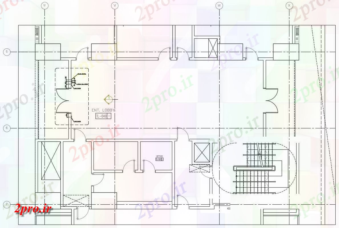 دانلود نقشه مسکونی  ، ویلایی ، آپارتمان 15×23 متر (کد38655)