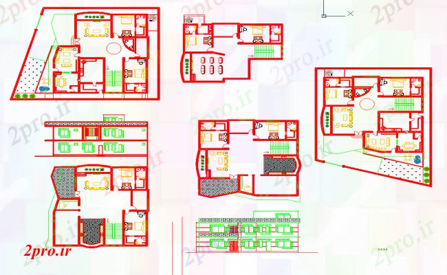 دانلود نقشه مسکونی  ، ویلایی ، آپارتمان  خانه کانال پاکستان (کد40259)