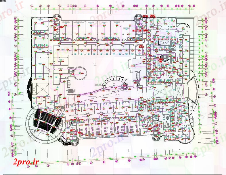 دانلود نقشه معماری ELECT'L-13 (کد40313)