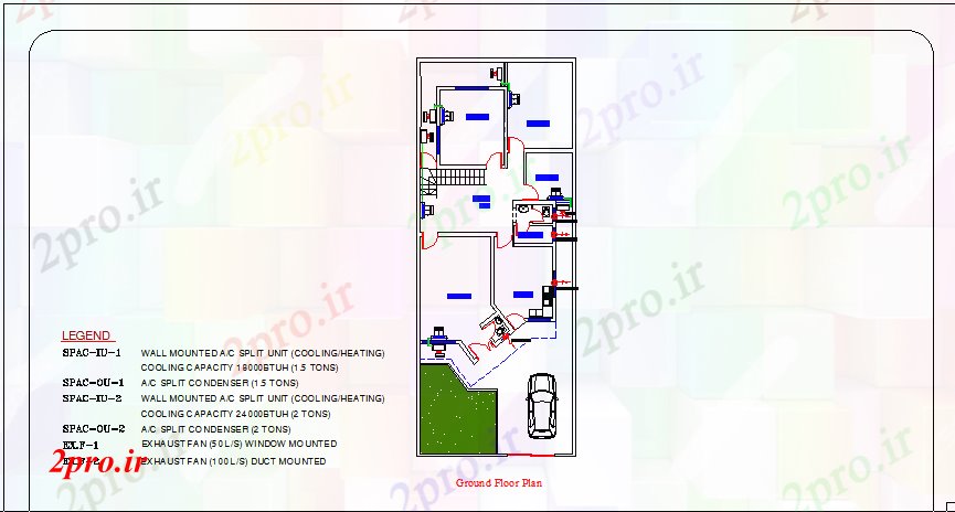 دانلود نقشه مسکونی  ، ویلایی ، آپارتمان  خانه و خانواده کوچک (کد40356)