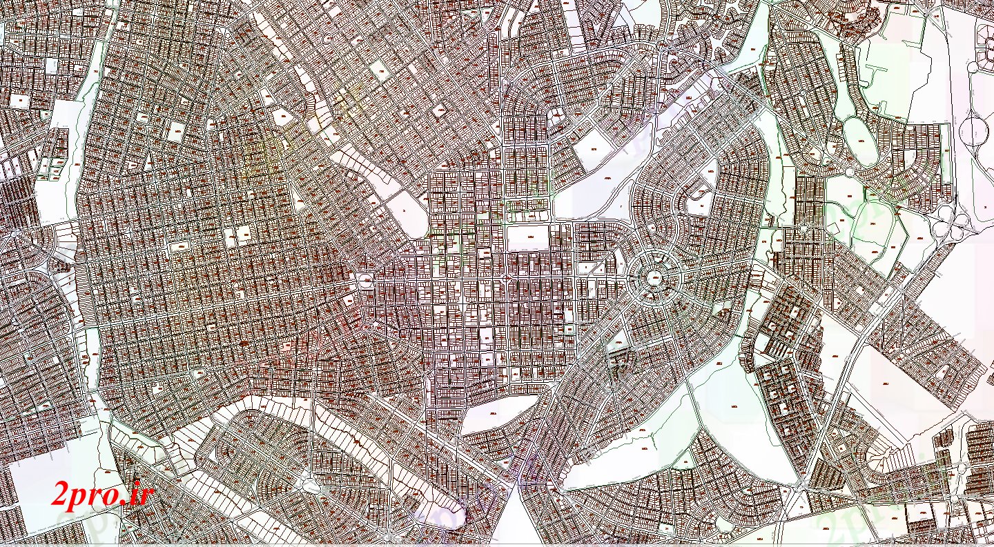دانلود نقشه برنامه ریزی شهری نقشه GoiÃ ¢ نیا (کد40360)