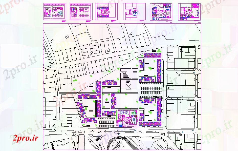 دانلود نقشه هتل - رستوران - اقامتگاه  هتل و آپارتمان   در طراحی پروژه (کد40403)