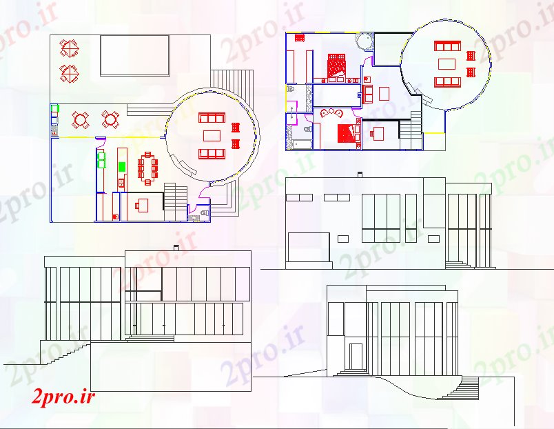 دانلود نقشه مسکونی  ، ویلایی ، آپارتمان  ساده خانه طرحی پرونده (کد40599)
