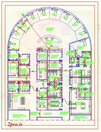 دانلود نقشه بیمارستان -  درمانگاه -  کلینیک طرحی بیمارستان Medihelp (کد40642)