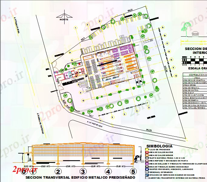دانلود نقشه  ساختمان دولتی ، سازمانی دولت جزئیات دفتر (کد40685)