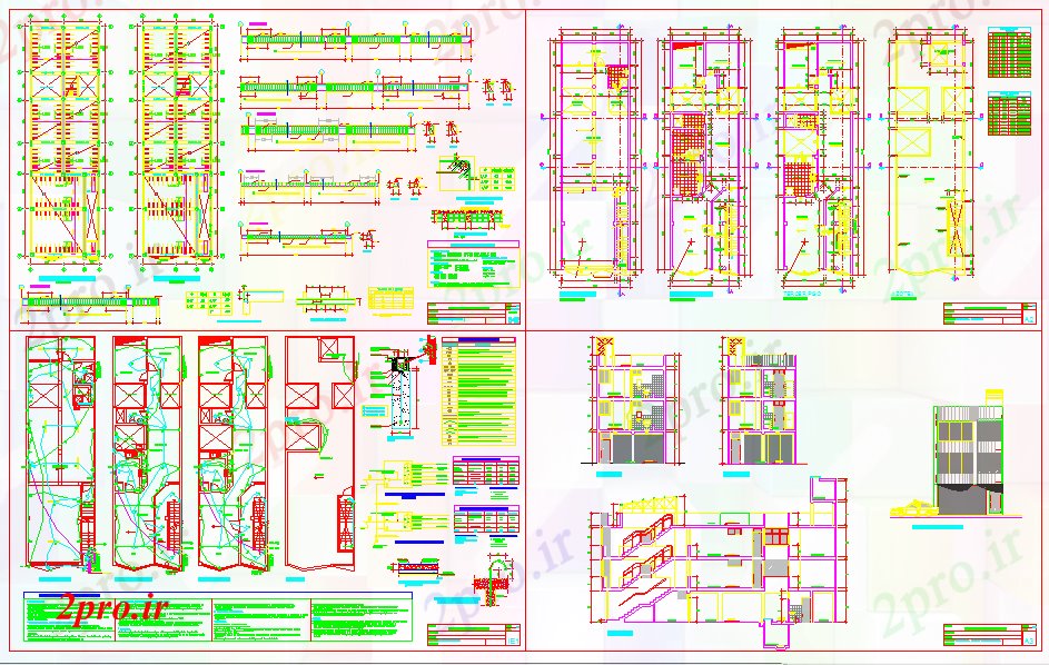 دانلود نقشه مسکونی  ، ویلایی ، آپارتمان  طراحی الکتریکی برای خانه (کد40707)