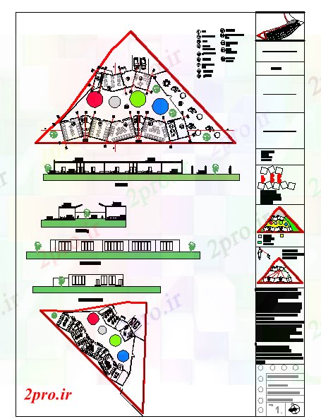 دانلود نقشه  خانه مسکونی ، ویلاباغ    (کد40714)