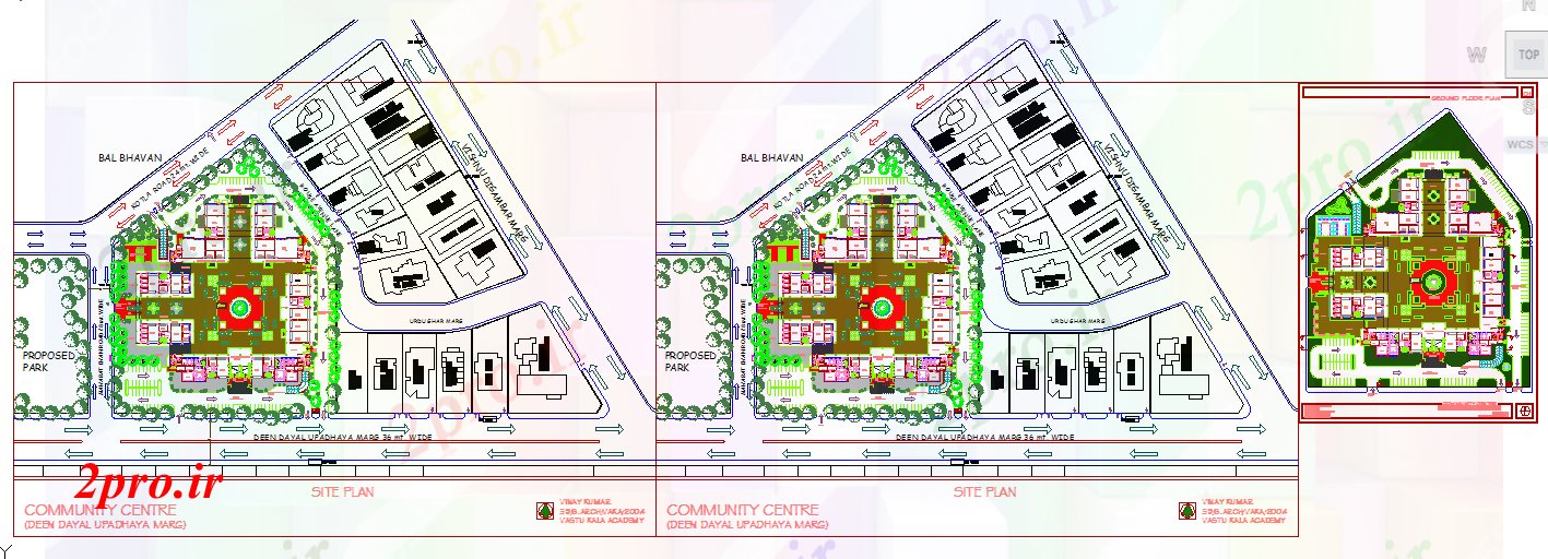 دانلود نقشه ساختمان اداری - تجاری - صنعتی مرکز اجتماعی دراز کردن (کد40766)