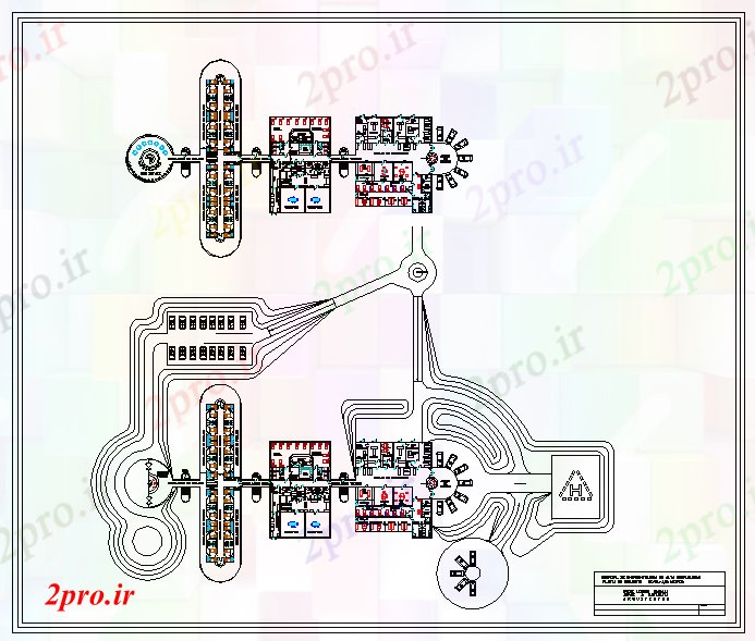 دانلود نقشه بیمارستان -  درمانگاه -  کلینیک بیمارستان دراز کردن طراحی (کد40790)