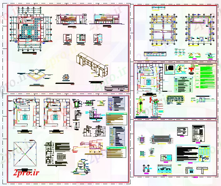 دانلود نقشه آشپزخانه آشپزخانه طراحی ساختار (کد40864)
