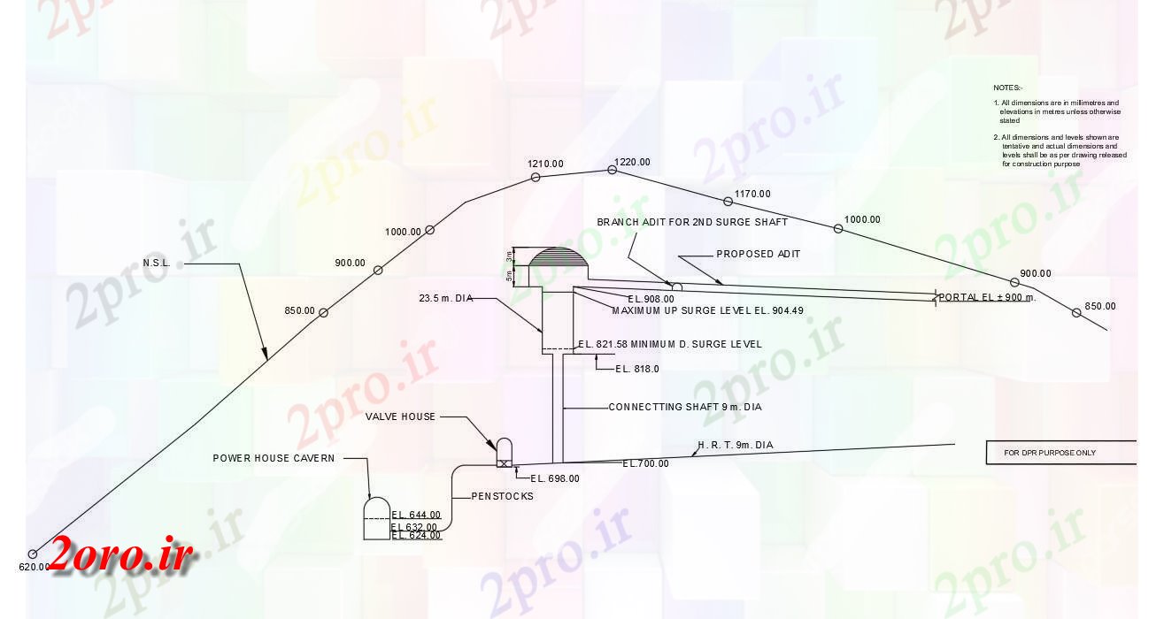 دانلود نقشه معماری برق دراز کردن طراحی تمام ابعاد (کد41299)