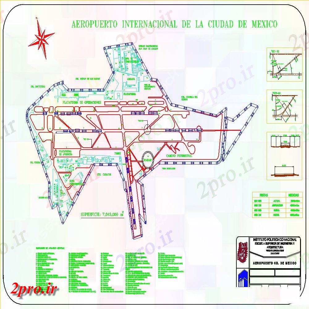 دانلود نقشه فرودگاه فرودگاه طراحی معماری (کد41312)