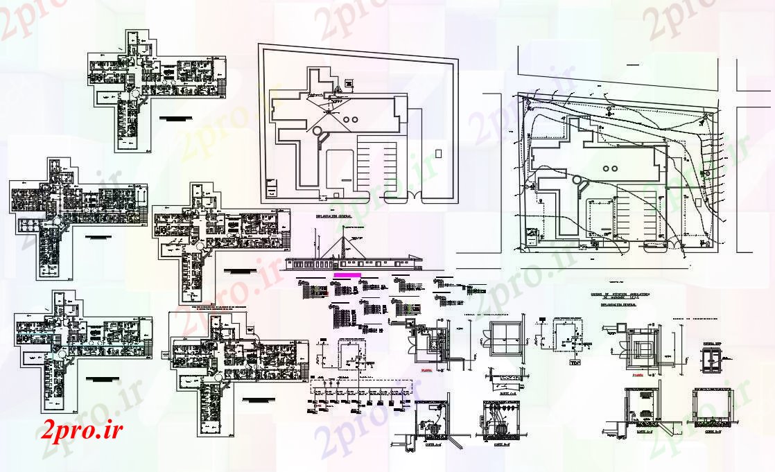 دانلود نقشه طراحی داخلی Elctrical داخلی دراز کردن (کد41685)