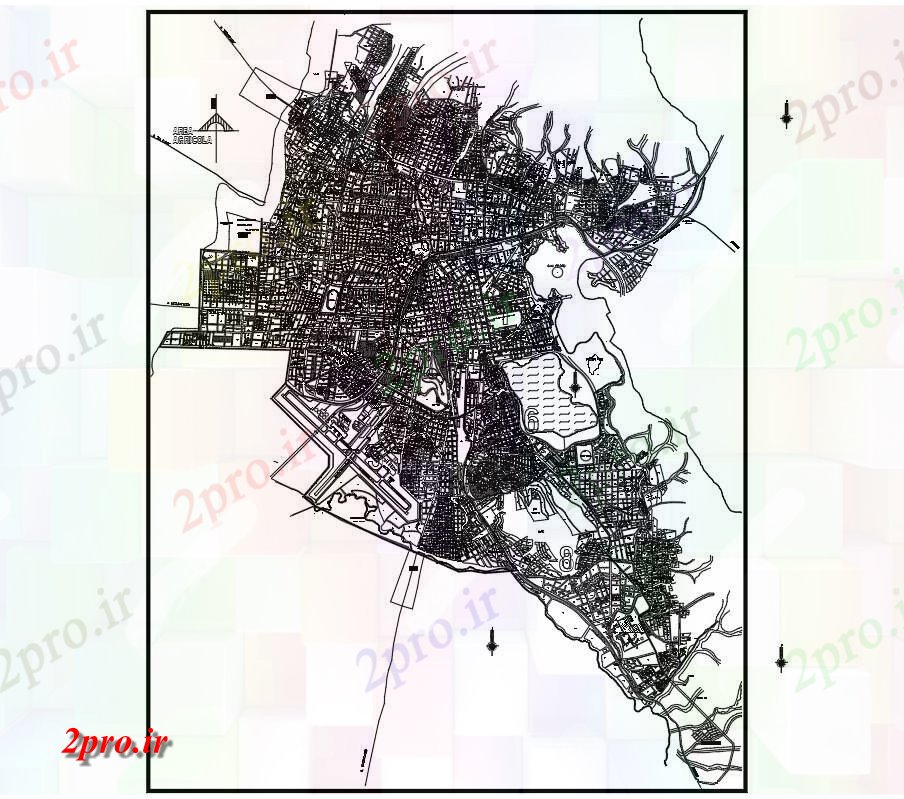 دانلود نقشه برنامه ریزی تاریخی پروژه شهر شهری (کد41819)