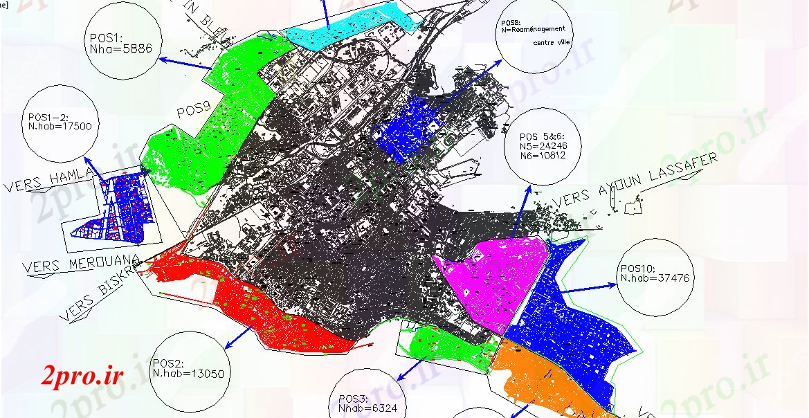 دانلود نقشه برنامه ریزی تاریخی شهری شهر برنامه ریزی (کد42074)