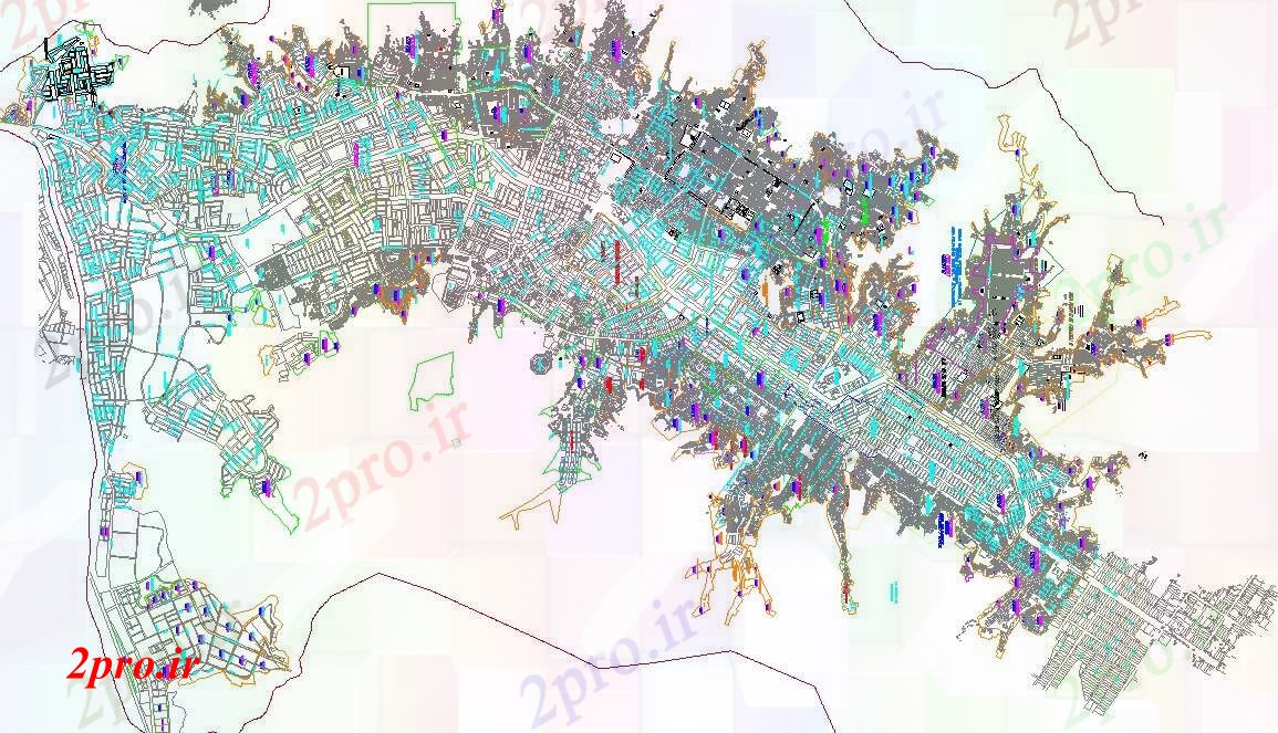دانلود نقشه برنامه ریزی تاریخی طراحی شهری در San Juan de Lurigancho از (کد42142)