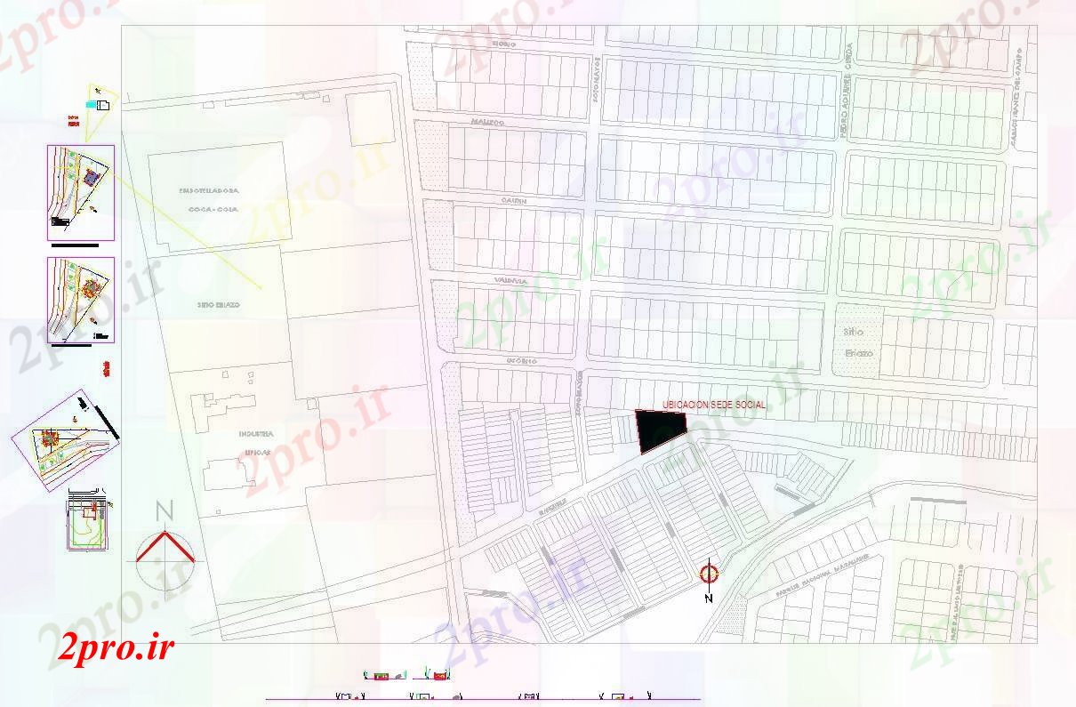 دانلود نقشه  ساختمان دولتی ، سازمانی جزئیات ساخت و ساز مقر (کد42219)