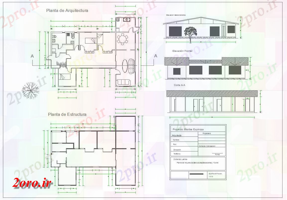دانلود نقشه مسکونی  ، ویلایی ، آپارتمان  پروژه های معماری خانه های تک و طرحی جزئیات (کد42274)
