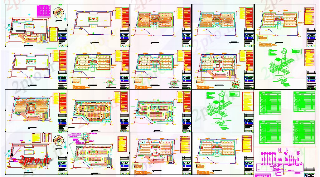 دانلود نقشه کارخانه صنعتی  ، کارگاه جزئیات کارخانه صنعتی  ، کارگاه در طراحی معماری (کد42566)