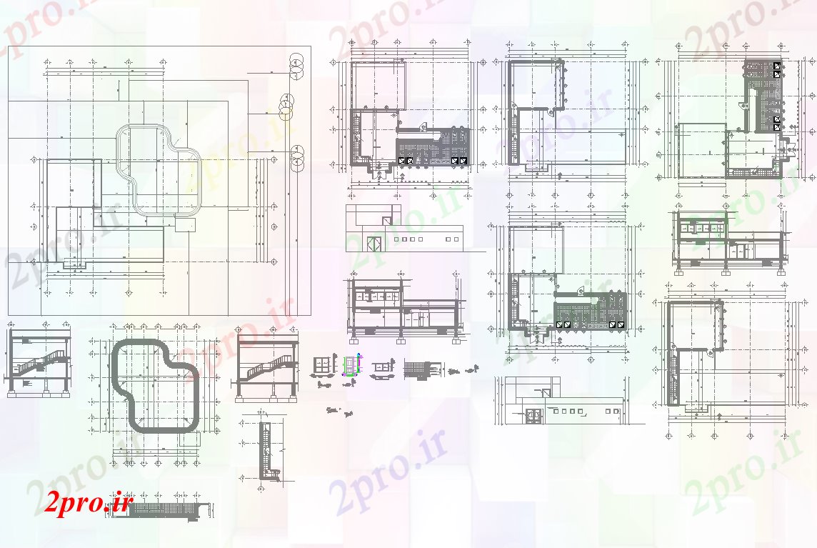 دانلود نقشه جزئیات معماری دان معماری ساختمان جزئیات و طراحی در  های  (کد42575)