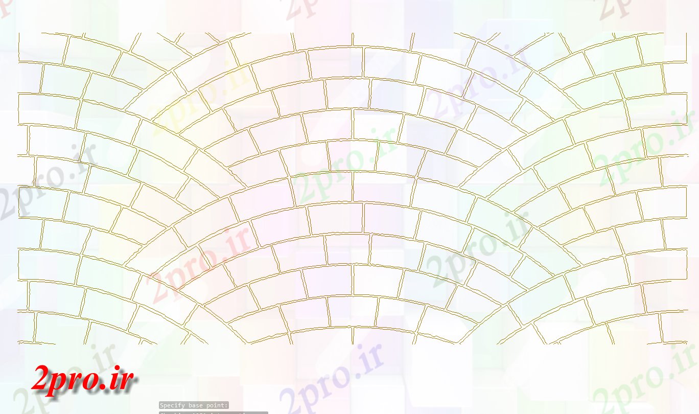 دانلود نقشه بلوک ، آرام ، نماد الگوی تخم بتن (کد42634)