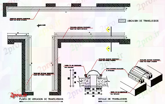 دانلود نقشه جزئیات ساخت و ساز سقف لعاب طراحی جزئیات (کد42648)