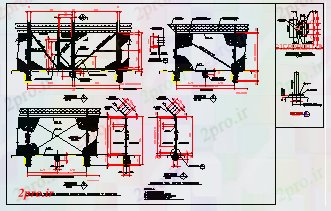 دانلود نقشه جزئیات ساختار طراحی جزئیات درب و نرده ها طراحی (کد42793)