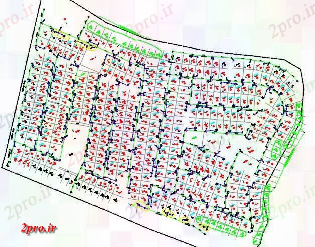 دانلود نقشه برنامه ریزی شهری اتصالات خانه (کد42976)