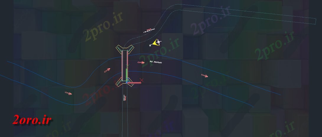 دانلود نقشه جزئیات ساخت و ساز پل بدنه (کد43101)