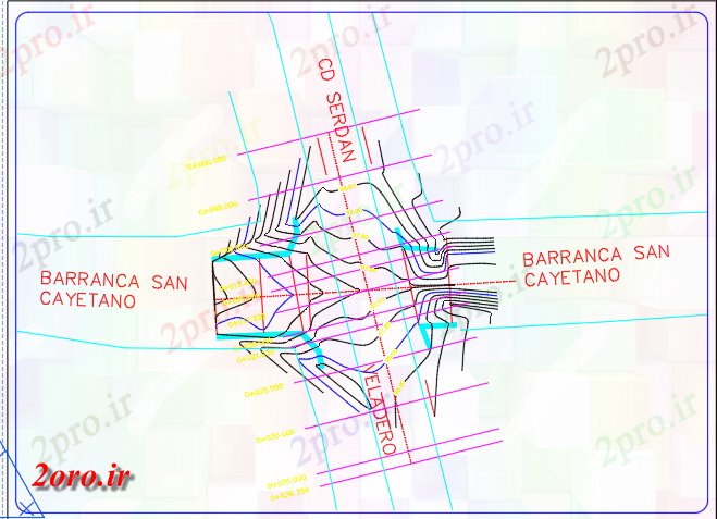 دانلود نقشه جزئیات ساخت و ساز پل هواپیما فاضلاب (کد43128)