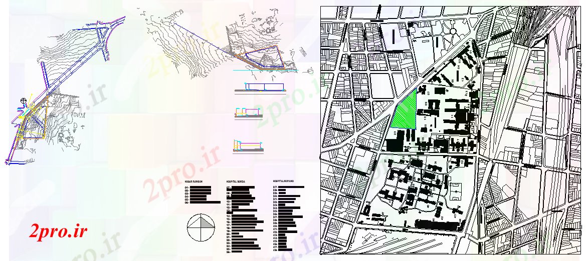 دانلود نقشه برنامه ریزی شهری بوئنوس آیرس ادارات شهرستان توسعه  (کد43407)