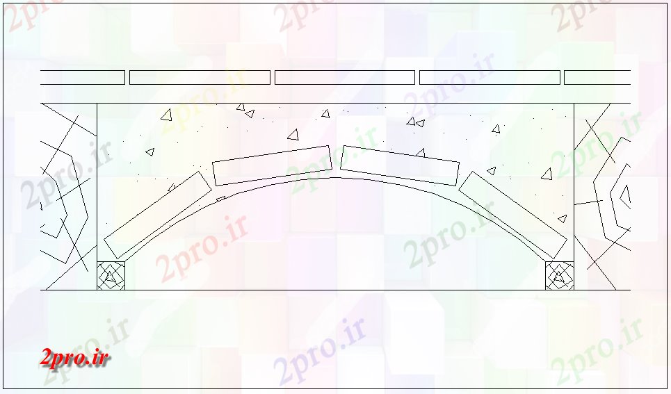 دانلود نقشه جزئیات ساخت و ساز قاب چوبی برای  طراحی (کد43416)