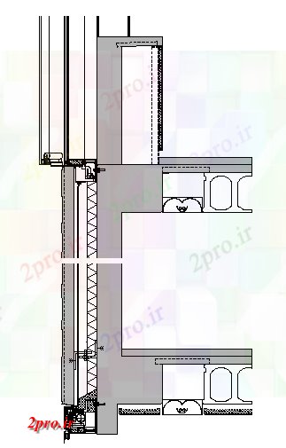دانلود نقشه جزئیات ساخت و ساز دیوار طرحی ساخت و ساز  جزئیات  (کد43593)