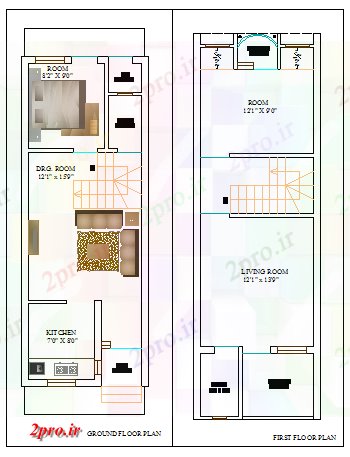دانلود نقشه مسکونی  ، ویلایی ، آپارتمان  پیشنهاد طراحی از های تک خانواده طراحی خانه طراحی (کد43939)