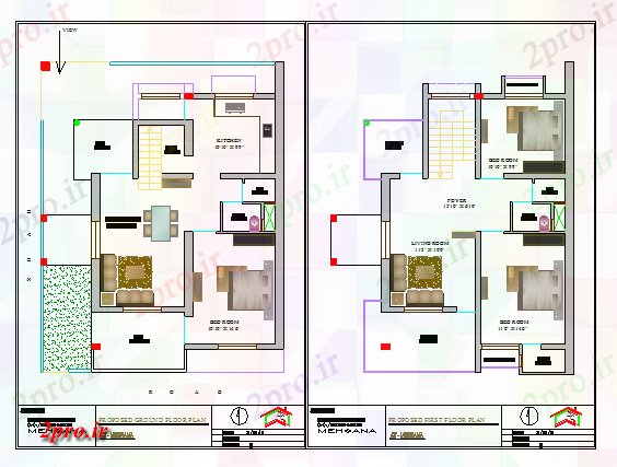 دانلود نقشه مسکونی  ، ویلایی ، آپارتمان  پیشنهادی طراحی خانه طراحی (کد43965)