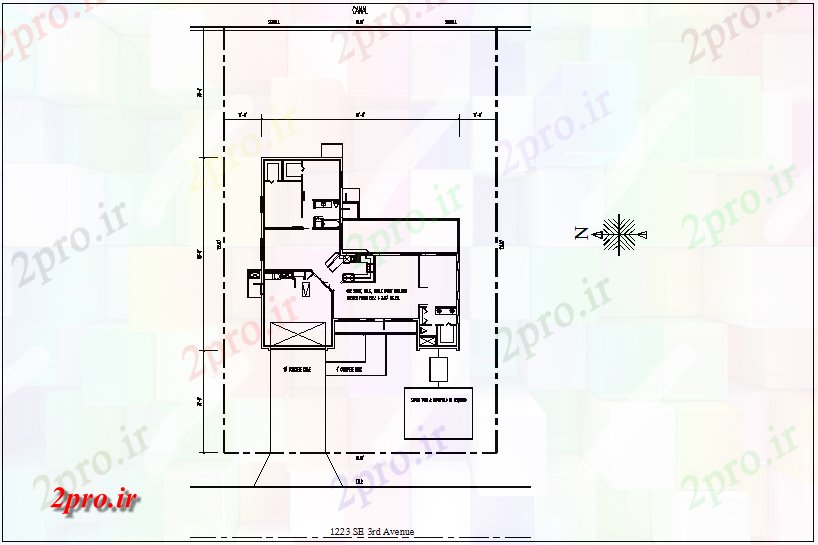 دانلود نقشه مسکونی  ، ویلایی ، آپارتمان  طرحی برای خانواده خانه (کد43991)