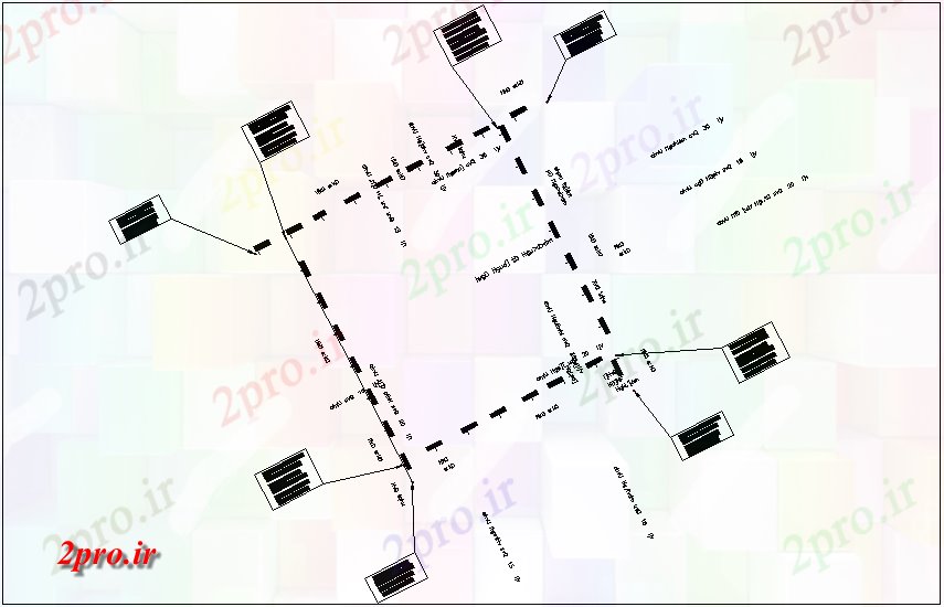 دانلود نقشه جاده و پل نقشه های کلیدی  جاده (کد44180)