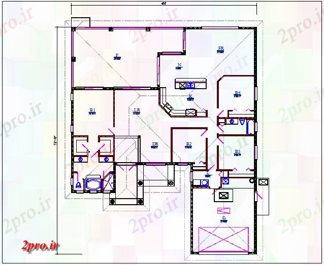 دانلود نقشه خانه های کوچک ، نگهبانی ، سازمانی - طرحی خانه های مسکونی طرحی جزئیات جزئیات (کد44190)
