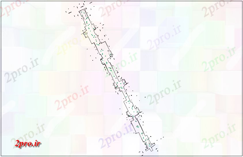 دانلود نقشه جاده و پل طرحی علامت های جاده SN 001 به SN 011 (کد44230)