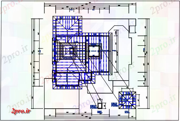 دانلود نقشه جزئیات ساخت و ساز خانه های مسکونی و طرحی ریزی سقف، پلان جزئیات (کد44270)