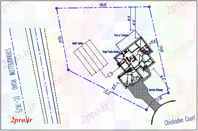 دانلود نقشه مسکونی  ، ویلایی ، آپارتمان  طرحی جزئیات Chickadee از (کد44297)